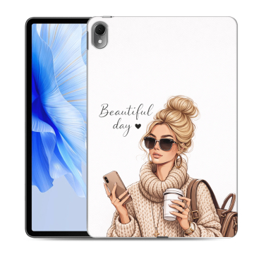Силиконовый чехол на Huawei MatePad Air с принтом женский
