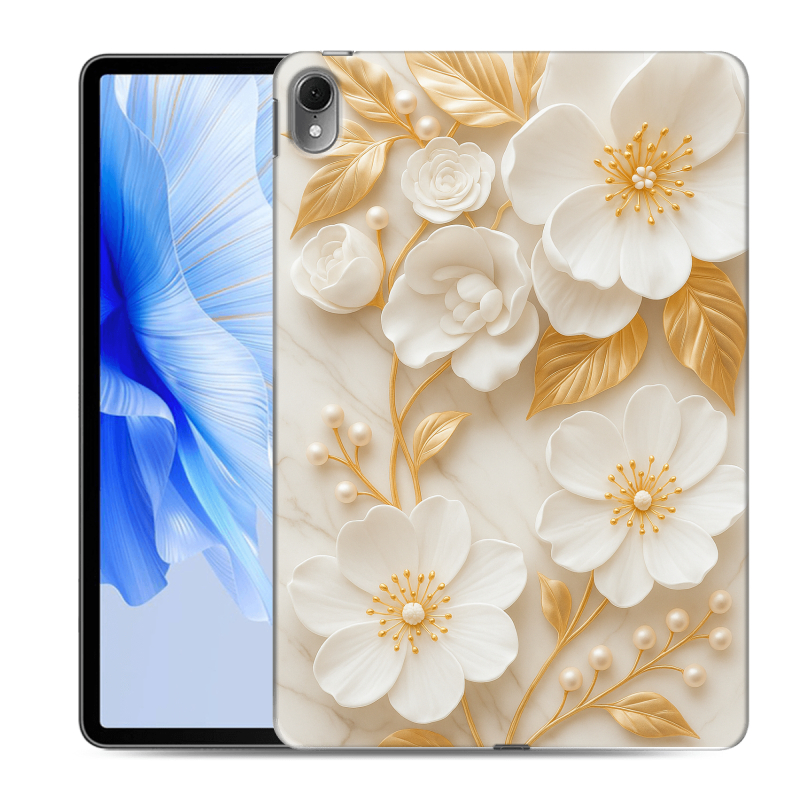 Силиконовый чехол на Huawei MatePad Air с принтом Цветы Силиконовый чехол на Huawei MatePad Air с принтом Цветы