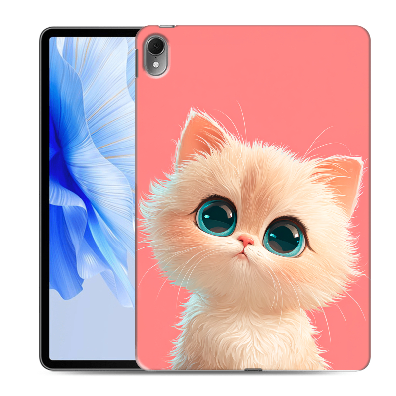 Силиконовый чехол на Huawei MatePad Air с принтом Розовый котенок Силиконовый чехол на Huawei MatePad Air с принтом Розовый котенок