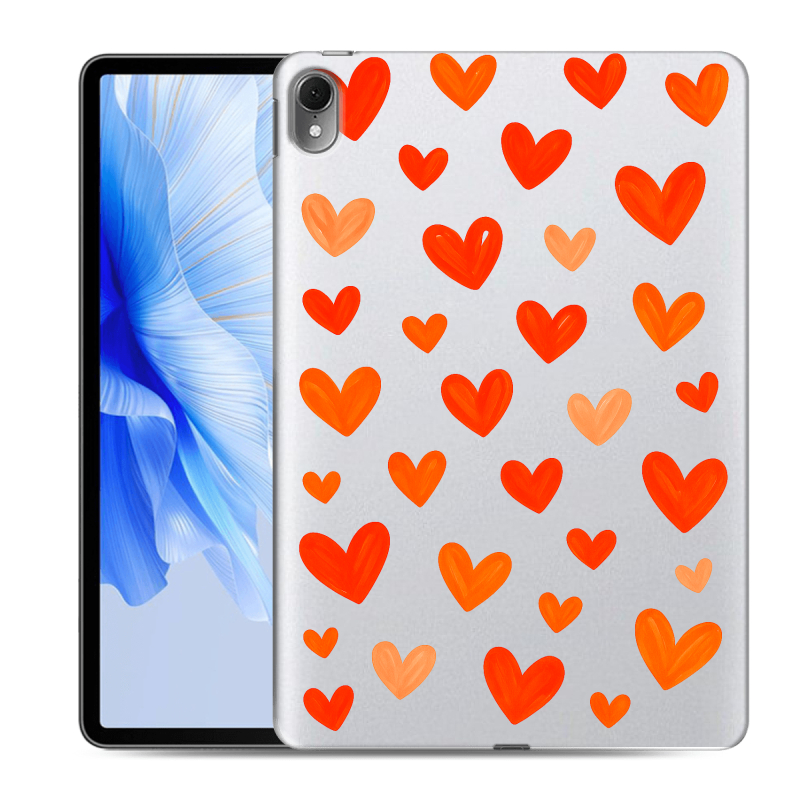 Силиконовый чехол на Huawei MatePad Air с принтом Сердечки Силиконовый чехол на Huawei MatePad Air с принтом Сердечки
