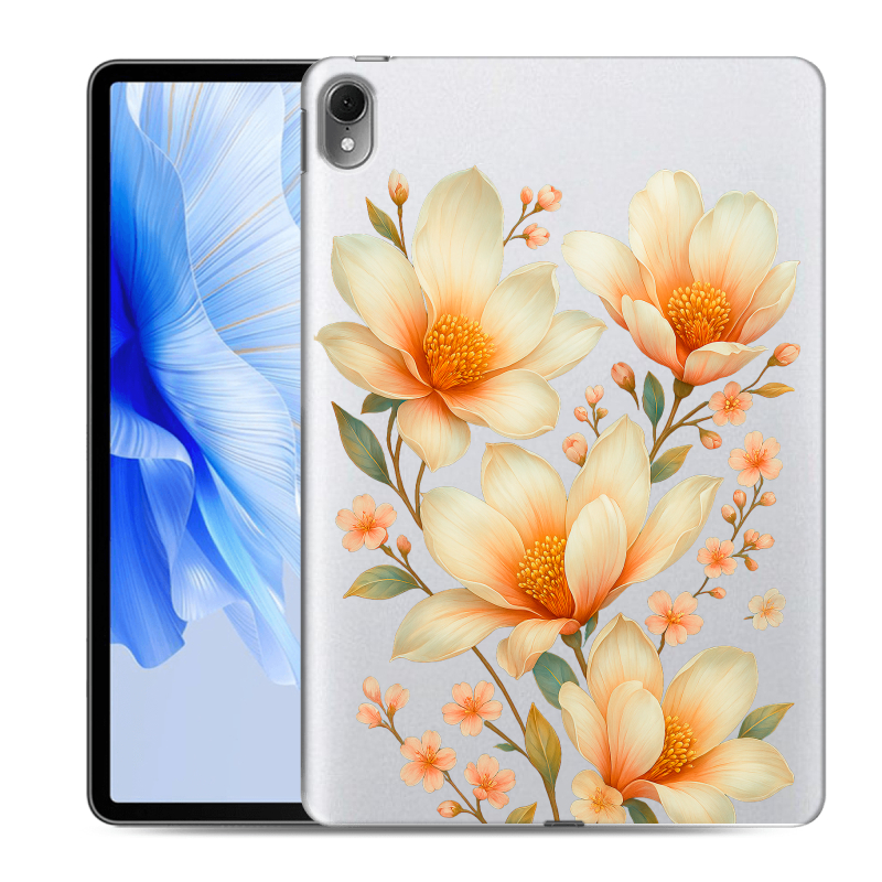 Силиконовый чехол на Huawei MatePad Air с принтом Цветы Силиконовый чехол на Huawei MatePad Air с принтом Цветы