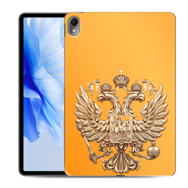 Силиконовый чехол на Huawei MatePad Air с принтом Герб Флаг России Силиконовый чехол на Huawei MatePad Air с принтом Герб Флаг России