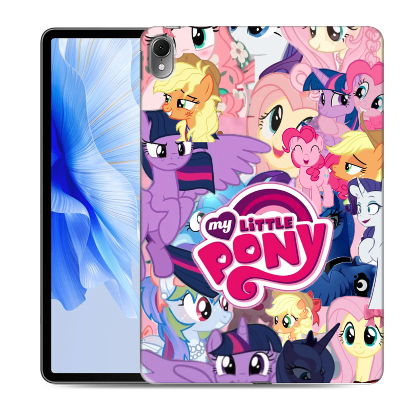 Силиконовый чехол на Huawei MatePad Air с принтом My little pony Дружба чудо Силиконовый чехол на Huawei MatePad Air с принтом My little pony Дружба чудо