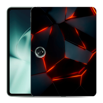 Силиконовый чехол на планшета OnePlus Pad с принтом Яркие абстракции