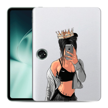 Силиконовый чехол на планшета OnePlus Pad с принтом Женские принты