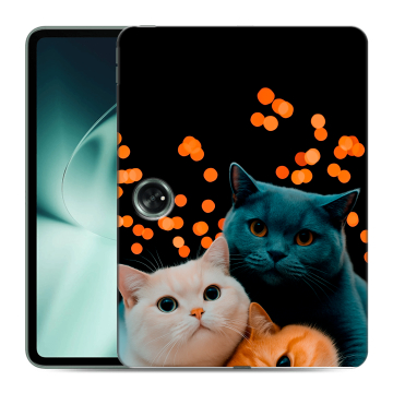 Силиконовый чехол на планшета OnePlus Pad с принтом Кошки