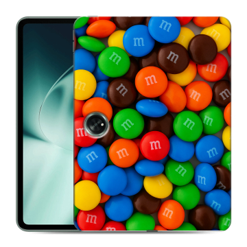Силиконовый чехол на планшета OnePlus Pad с принтом Конфеты