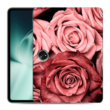 Силиконовый чехол на планшета OnePlus Pad с принтом Цветы розы