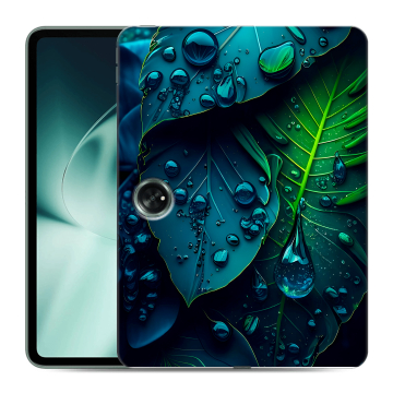 Силиконовый чехол на планшета OnePlus Pad с принтом Листья