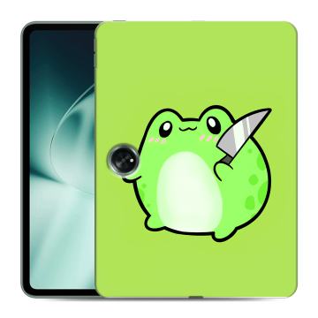 Силиконовый чехол на OnePlus Pad с принтом Лягушенок Силиконовый чехол на OnePlus Pad с принтом Лягушенок