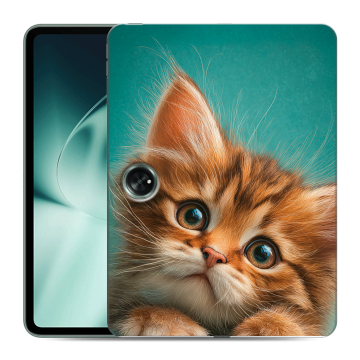 Силиконовый чехол на OnePlus Pad с принтом котенок Силиконовый чехол на OnePlus Pad с принтом котенок
