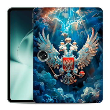 Силиконовый чехол на OnePlus Pad с принтом Герб флаг России Силиконовый чехол на OnePlus Pad с принтом Герб флаг России
