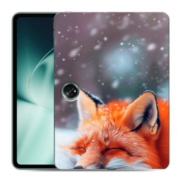 Силиконовый чехол на OnePlus Pad с принтом лиса Силиконовый чехол на OnePlus Pad с принтом лиса