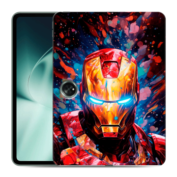 Силиконовый чехол на OnePlus Pad с принтом Железный человек Ironman Силиконовый чехол на OnePlus Pad с принтом Железный человек Ironman