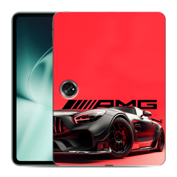 Силиконовый чехол на OnePlus Pad с принтом Мерседес Mercedes AMG