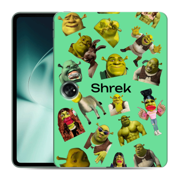 Силиконовый чехол на OnePlus Pad с принтом Шрек Shrek