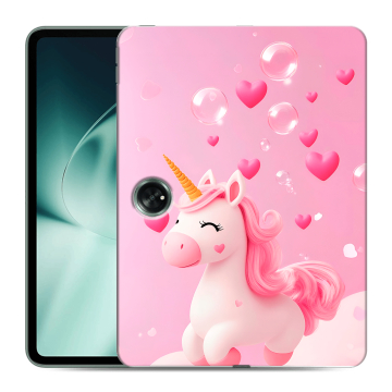Силиконовый чехол на OnePlus Pad с принтом Единорог Силиконовый чехол на OnePlus Pad с принтом Единорог