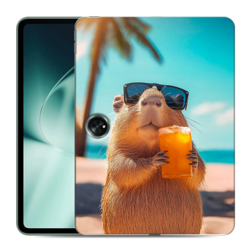 Силиконовый чехол на OnePlus Pad с принтом Капибара Силиконовый чехол на OnePlus Pad с принтом Капибара