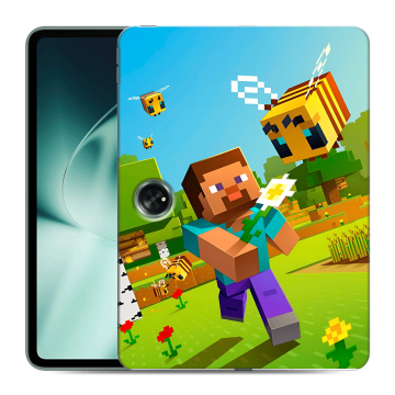 Силиконовый чехол на OnePlus Pad с принтом Майнкрафт Minecraft Силиконовый чехол на OnePlus Pad с принтом Майнкрафт Minecraft