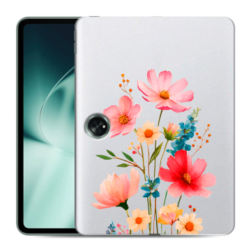 Силиконовый чехол на OnePlus Pad с принтом Цветы