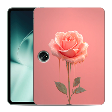 Силиконовый чехол на OnePlus Pad с принтом Розовая роза
