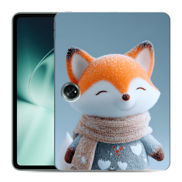 Силиконовый чехол на OnePlus Pad с принтом Лиса