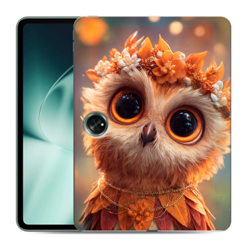 Силиконовый чехол на OnePlus Pad с принтом Милая сова