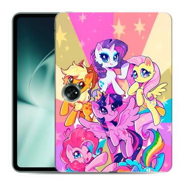 Силиконовый чехол на OnePlus Pad с принтом My little pony Дружба чудо Силиконовый чехол на OnePlus Pad с принтом My little pony Дружба чудо