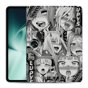 Силиконовый чехол на OnePlus Pad с принтом Ahegao Ахегао Аниме