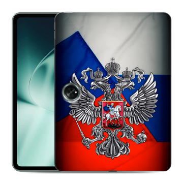 Силиконовый чехол на OnePlus Pad с принтом Флаг России Силиконовый чехол на OnePlus Pad с принтом Флаг России