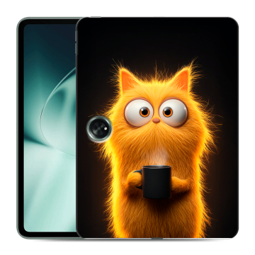 Силиконовый чехол на OnePlus Pad с принтом Смешной кот Силиконовый чехол на OnePlus Pad с принтом Смешной кот