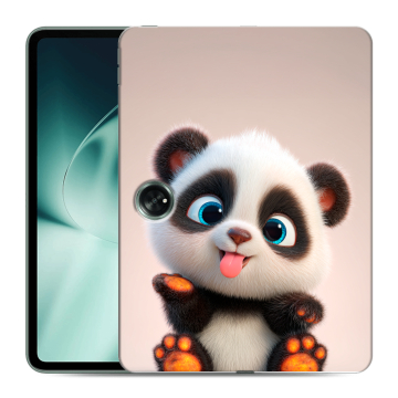Силиконовый чехол на OnePlus Pad с принтом милая панда Силиконовый чехол на OnePlus Pad с принтом милая панда