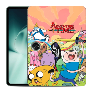 Силиконовый чехол на OnePlus Pad с принтом Adventure time Время приключений