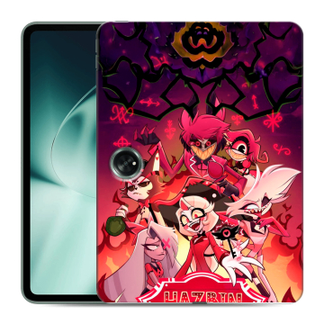Силиконовый чехол на OnePlus Pad с принтом Hazbin Hotel Отель Хазбин Силиконовый чехол на OnePlus Pad с принтом Hazbin Hotel Отель Хазбин