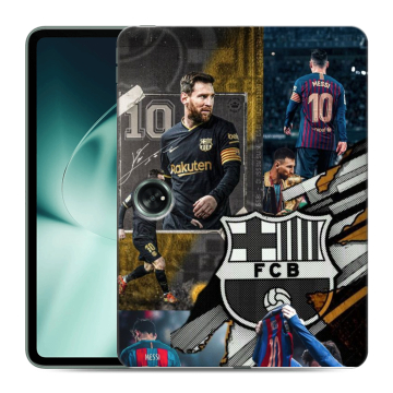 Силиконовый чехол на OnePlus Pad с принтом Messi Barcelona Силиконовый чехол на OnePlus Pad с принтом Messi Barcelona