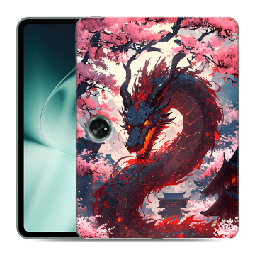 Силиконовый чехол на OnePlus Pad с принтом Дракон Японский Силиконовый чехол на OnePlus Pad с принтом Дракон Японский