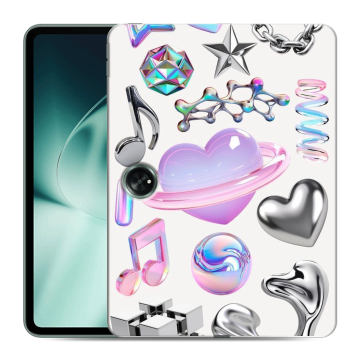 Силиконовый чехол на OnePlus Pad с принтом Y2K Силиконовый чехол на OnePlus Pad с принтом Y2K