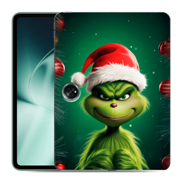 Силиконовый чехол на OnePlus Pad с принтом Гринч Новый год Рождество