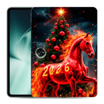 Силиконовый чехол на OnePlus Pad с принтом Новый год