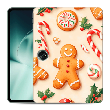 Силиконовый чехол на OnePlus Pad с принтом Новый год