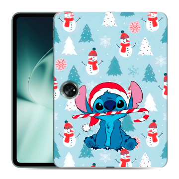 Силиконовый чехол на OnePlus Pad с принтом Стич Новый год Силиконовый чехол на OnePlus Pad с принтом Стич Новый год