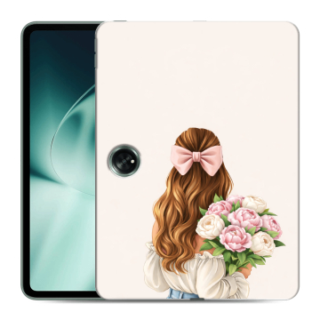 Силиконовый чехол на OnePlus Pad с принтом женский Силиконовый чехол на OnePlus Pad с принтом женский