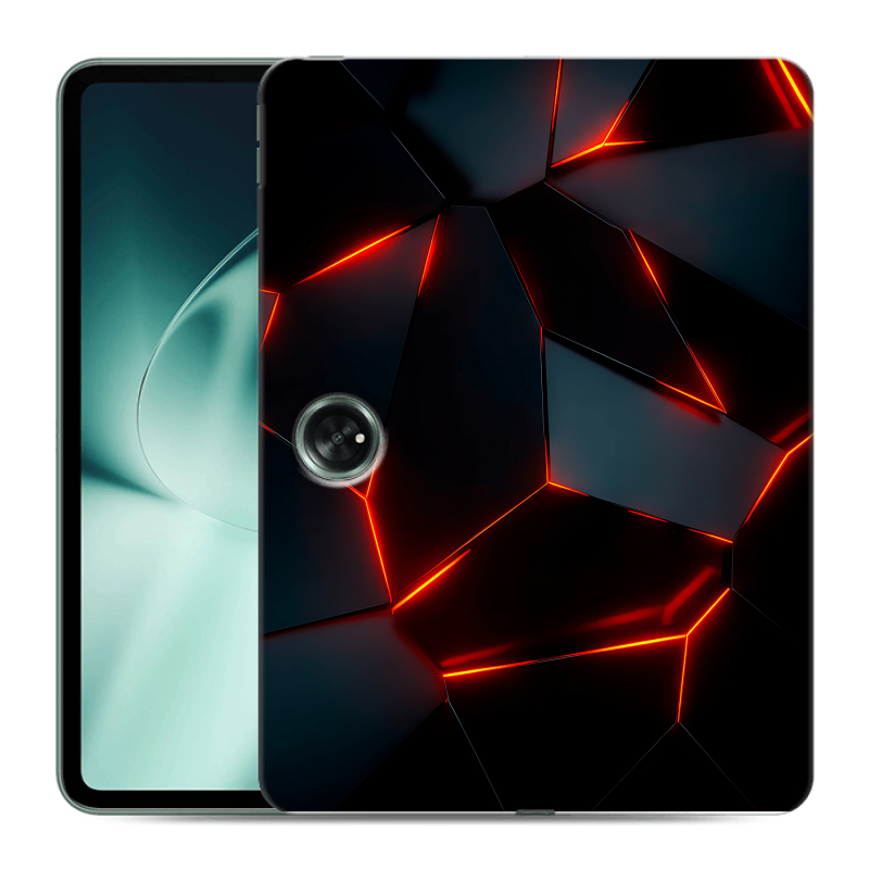 Силиконовый чехол на планшета OnePlus Pad с принтом Яркие абстракции Силиконовый чехол на планшета OnePlus Pad с принтом Яркие абстракции