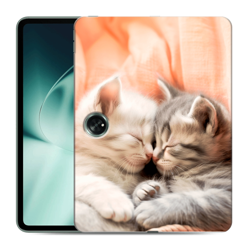 Силиконовый чехол на OnePlus Pad с принтом Котята Силиконовый чехол на OnePlus Pad с принтом Котята
