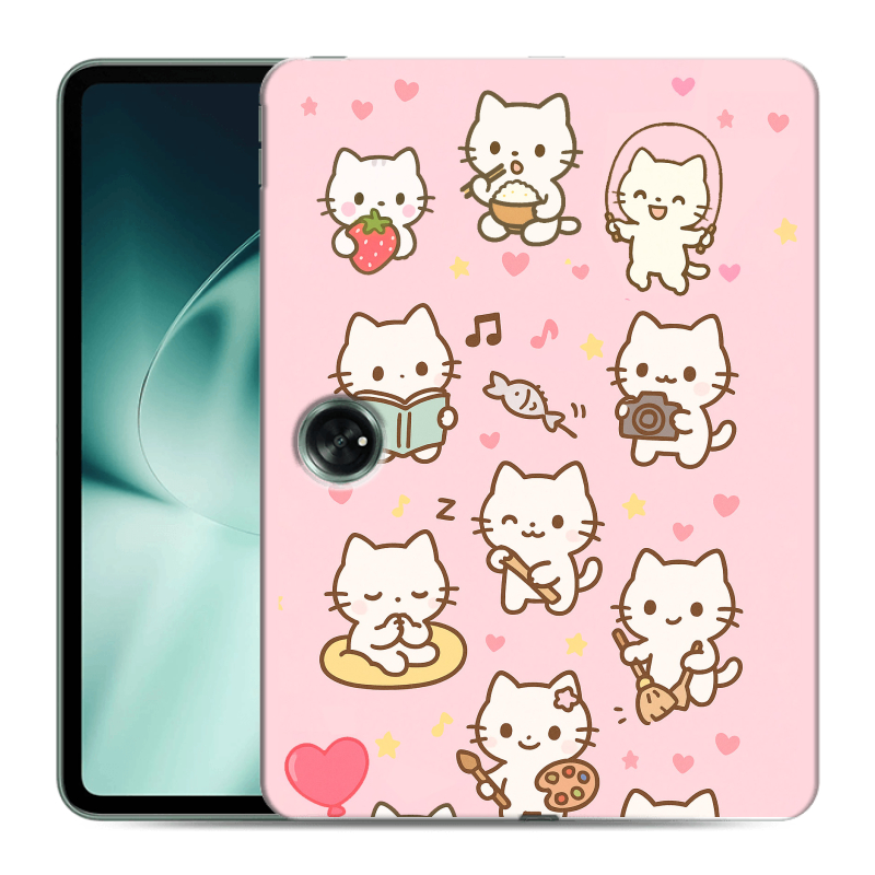 Силиконовый чехол на планшета OnePlus Pad с принтом Hello Kitty Хелоу Кити Силиконовый чехол на планшета OnePlus Pad с принтом Hello Kitty Хелоу Кити