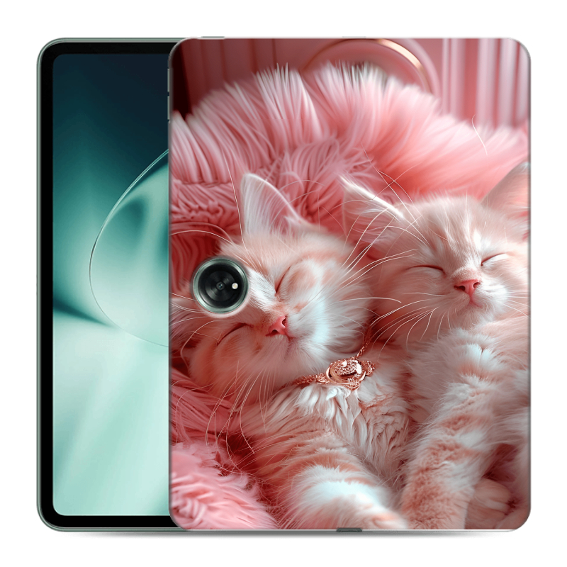 Силиконовый чехол на OnePlus Pad с принтом котята котики Силиконовый чехол на OnePlus Pad с принтом котята котики