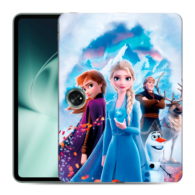 Силиконовый чехол на OnePlus Pad с принтом Холодное сердце Frozen Силиконовый чехол на OnePlus Pad с принтом Холодное сердце Frozen