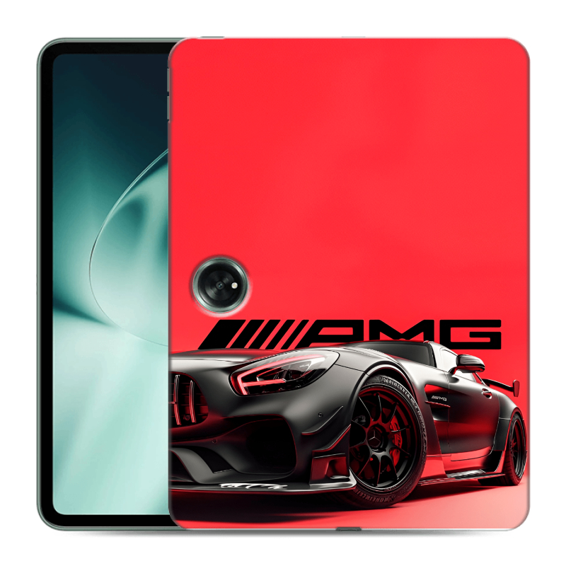Силиконовый чехол на OnePlus Pad с принтом Мерседес Mercedes AMG Силиконовый чехол на OnePlus Pad с принтом Мерседес Mercedes AMG