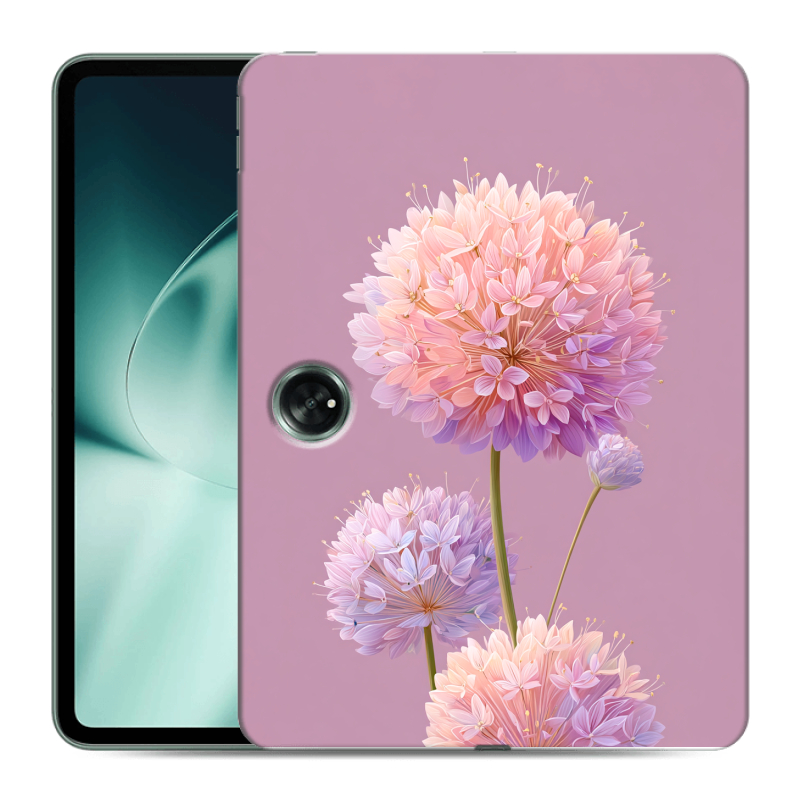 Силиконовый чехол на OnePlus Pad с принтом Цветы Силиконовый чехол на OnePlus Pad с принтом Цветы
