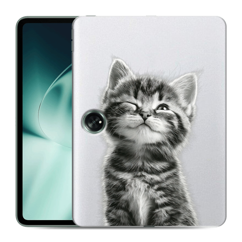 Силиконовый чехол на OnePlus Pad с принтом Котенок Силиконовый чехол на OnePlus Pad с принтом Котенок